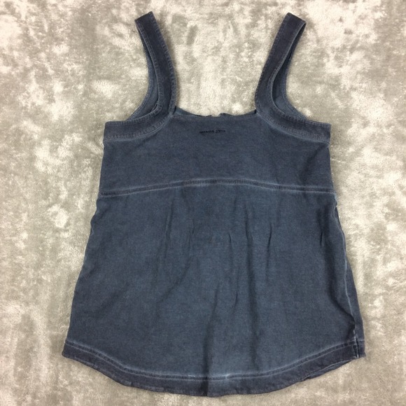 Annette Gortz Tank Top Womens Medium DYED Blue Casual Sports Workout Shirt - Picture 2 of 12